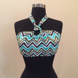 Brand New Chevron Bikini Halter Top